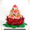 Tháp Oản Đào Tiên 10 quả hình đài Sen dâng lễ cầu sung túc, giàu sang